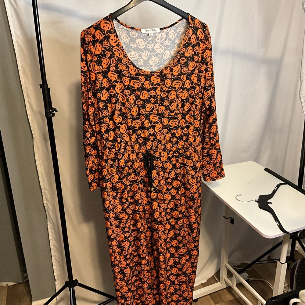 Vine And Valley Women's Halloween Romper One Piece Size 3X